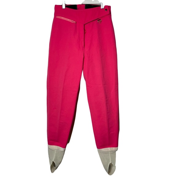 Obermeyer Pants - Vintage Obermeyer Women’s Wool Blend Stirrup Ski Pants Size 6R Hot Pink